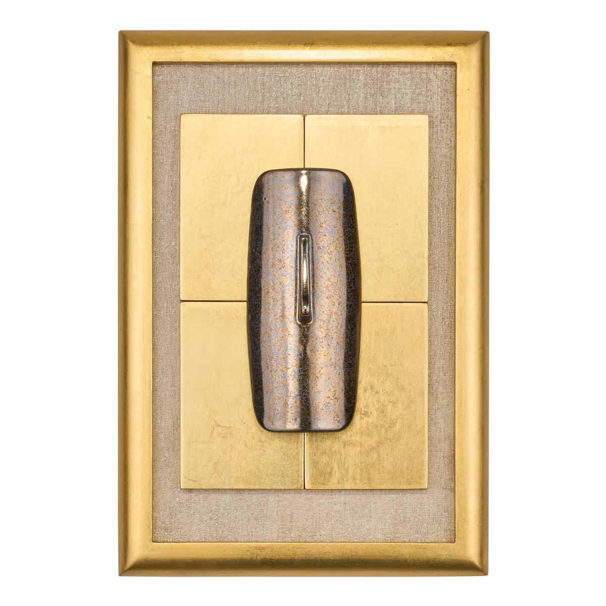 Gilded Porcelain Relief Wall Art, Bronze – Art by John Richard | Sutter & Vale