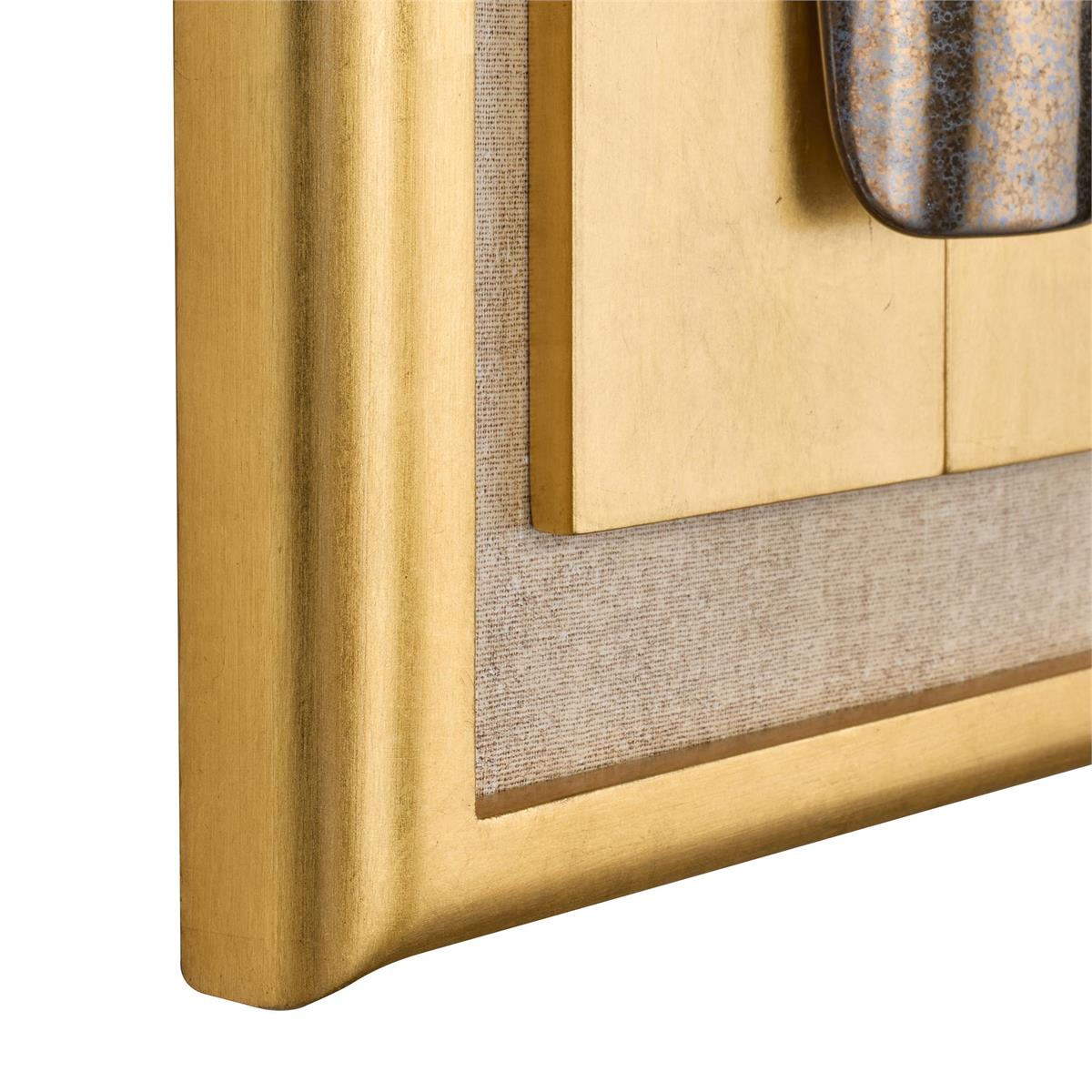 Gilded Porcelain Relief Wall Art, Bronze – Art by John Richard | Sutter & Vale