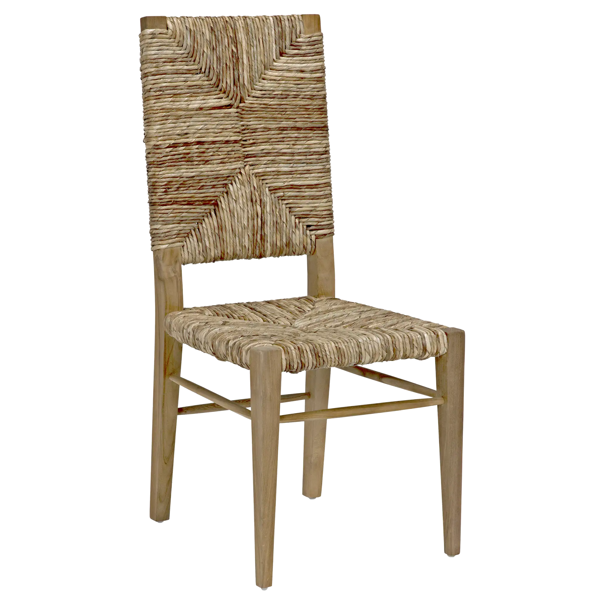 Neva Chair, Teak in Clear Coat Flat — Noir Furniture