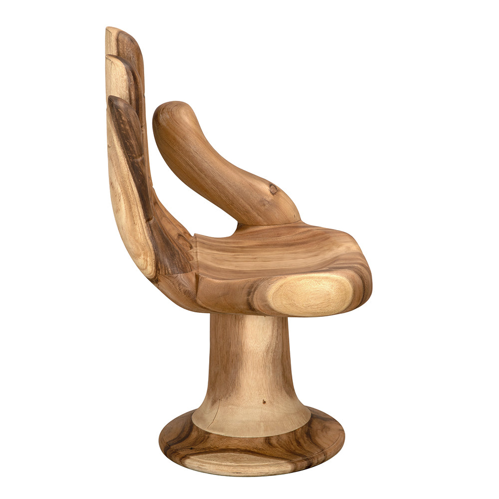 Buddha Chair in Clear Coat Flat — Noir Furniture