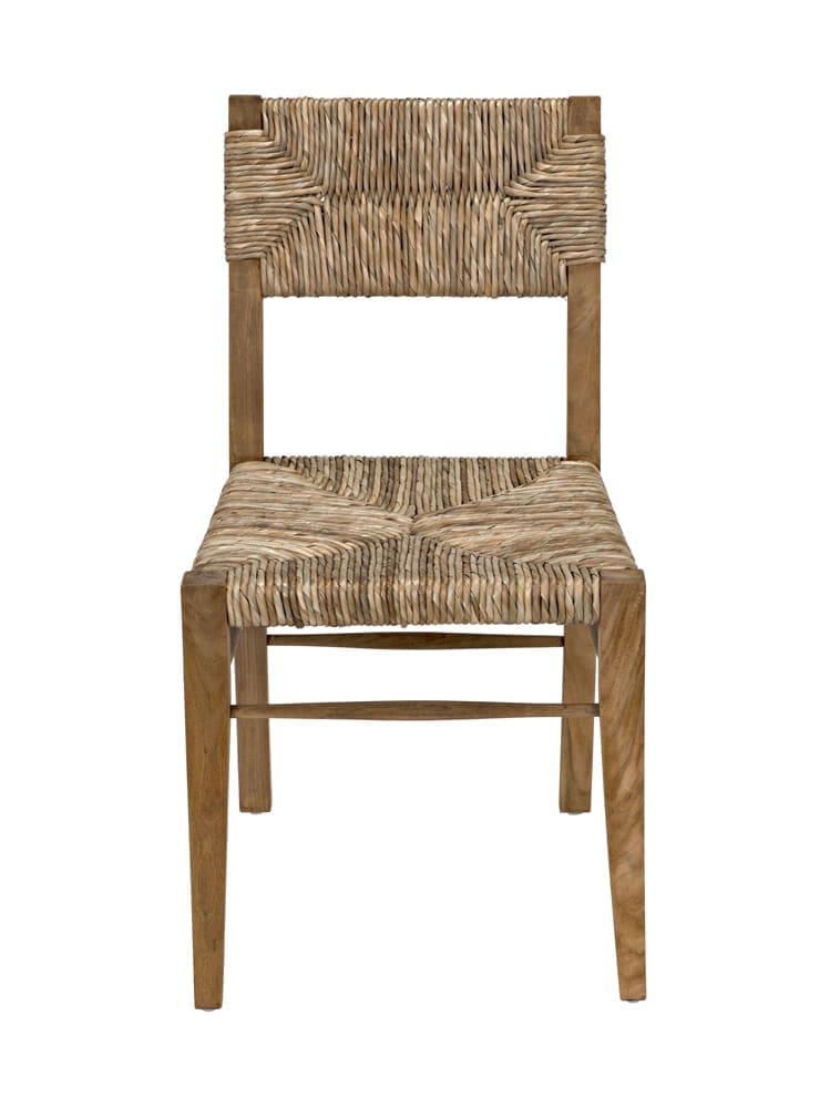 Faley Chair, Teak with Woven in Clear Coat Flat — Noir Furniture