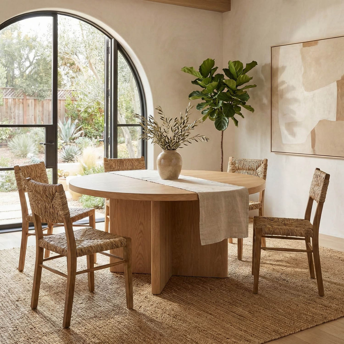 Faley Chair, Teak with Woven