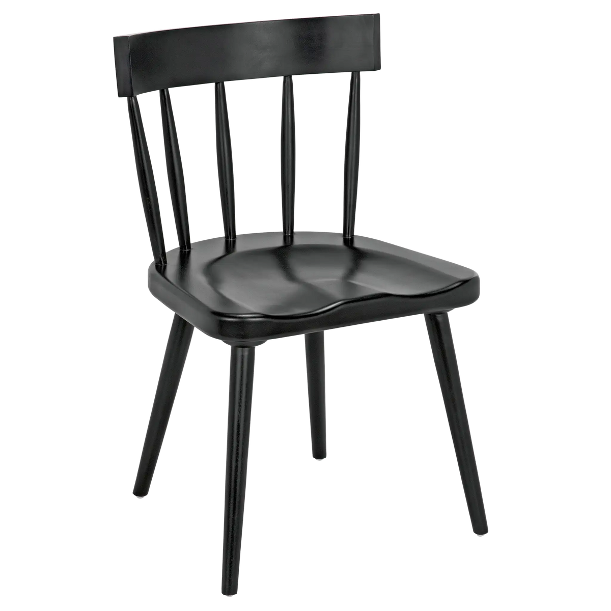 Esme Chair, Hand Rubbed Black – Accent Chairs by Noir Furniture | Sutter & Vale