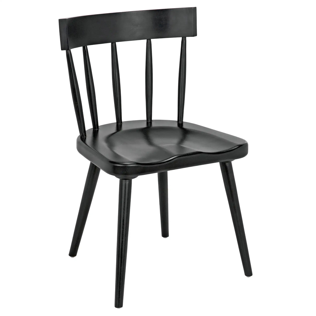 Esme Chair, Hand Rubbed Black – Accent Chairs by Noir Furniture | Sutter & Vale