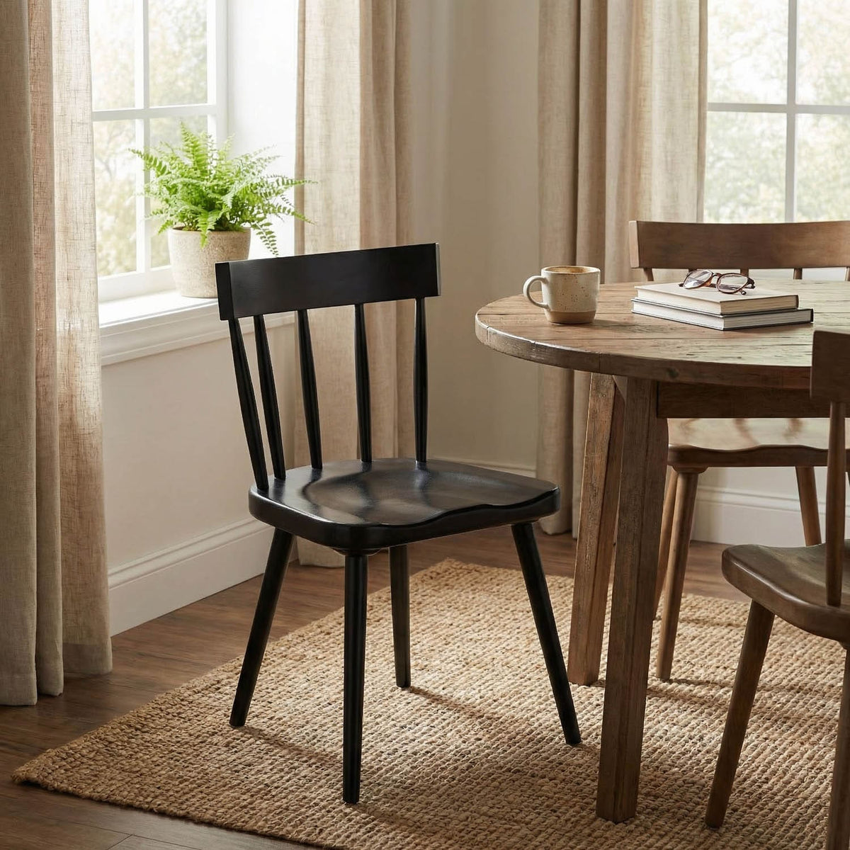 Esme Chair, Hand Rubbed Black