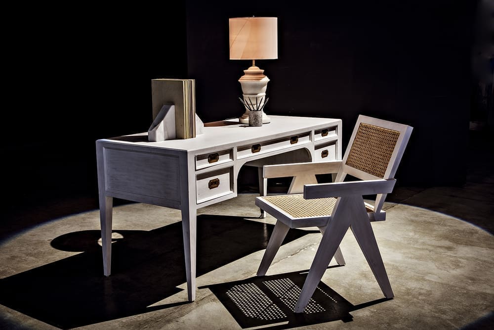 Jude Chair with Caning, White Wash