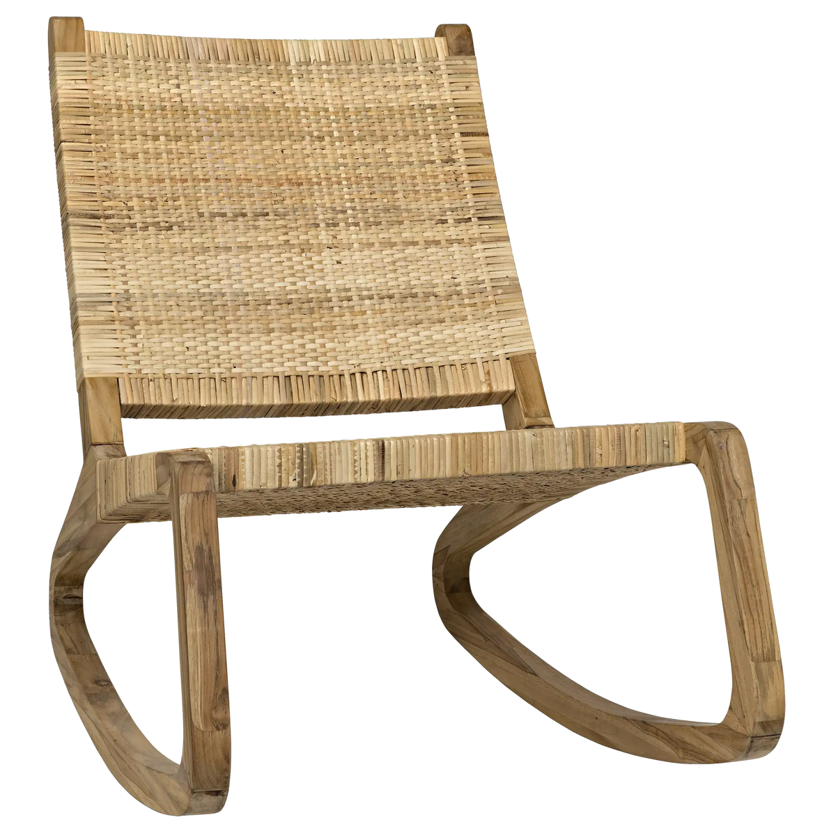 Las Palmas Chair, Teak with Woven – Accent Chairs by Noir Furniture | Sutter & Vale