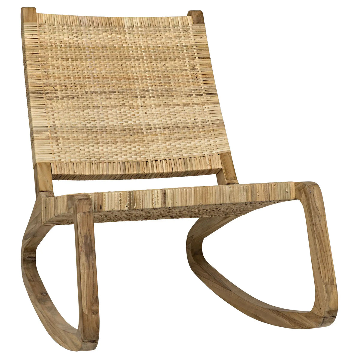 Las Palmas Chair, Teak with Woven – Accent Chairs by Noir Furniture | Sutter & Vale