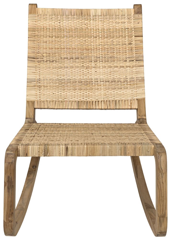 Las Palmas Chair, Teak with Woven – Accent Chairs by Noir Furniture | Sutter & Vale