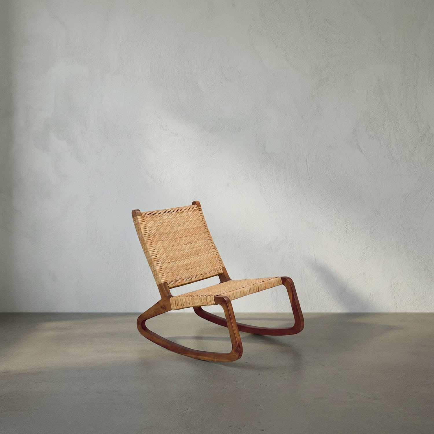 Las Palmas Chair, Teak with Woven by Noir