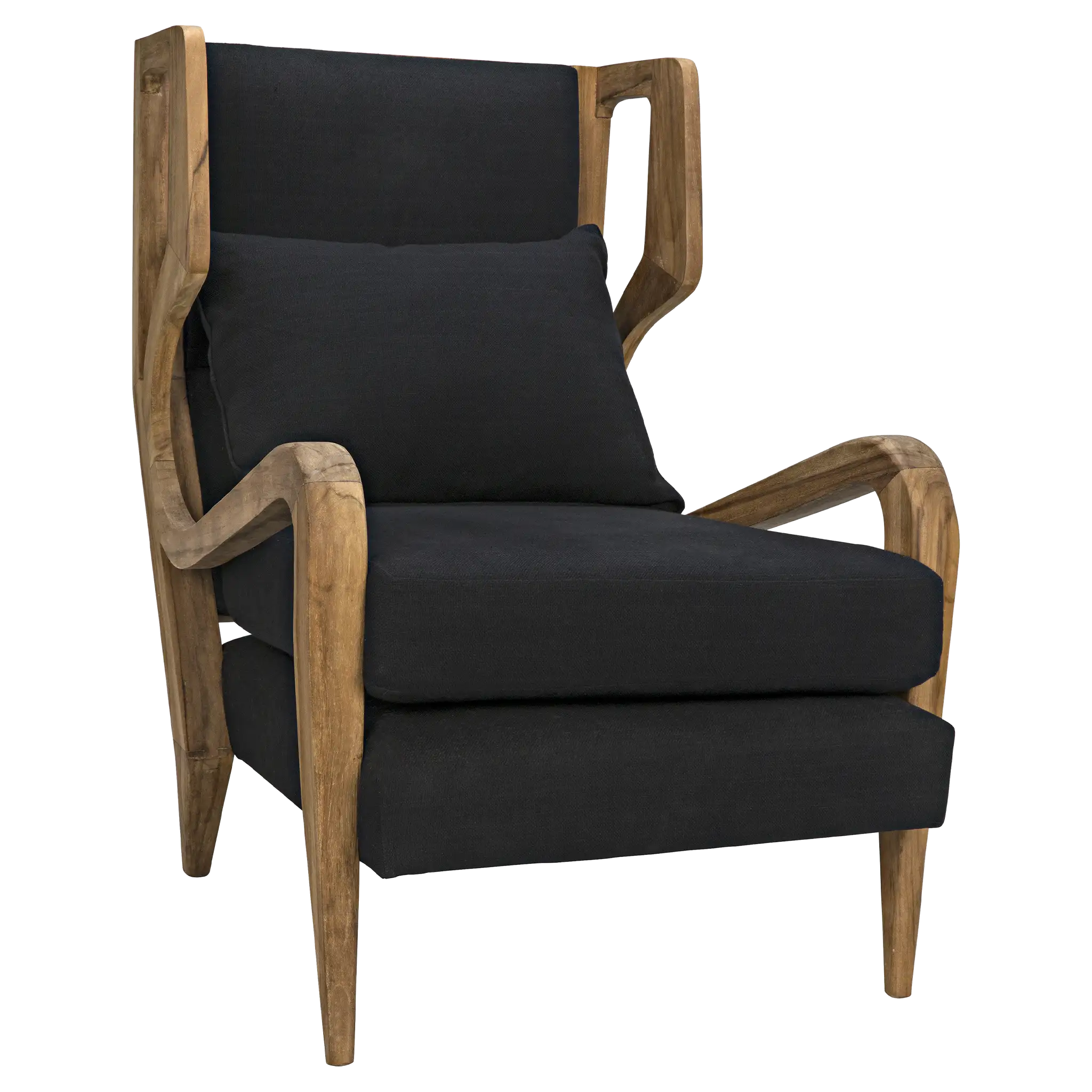 Carol Chair, Teak in Waxed — Noir Furniture