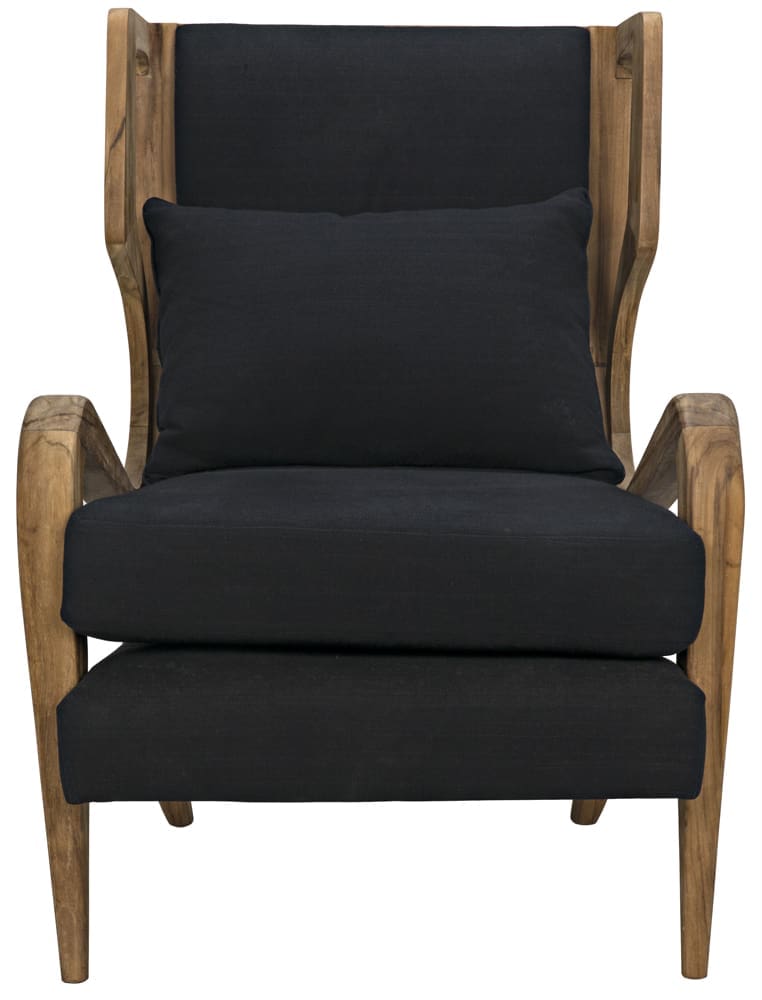 Carol Chair, Teak – Side Chairs by Noir Furniture | Sutter & Vale