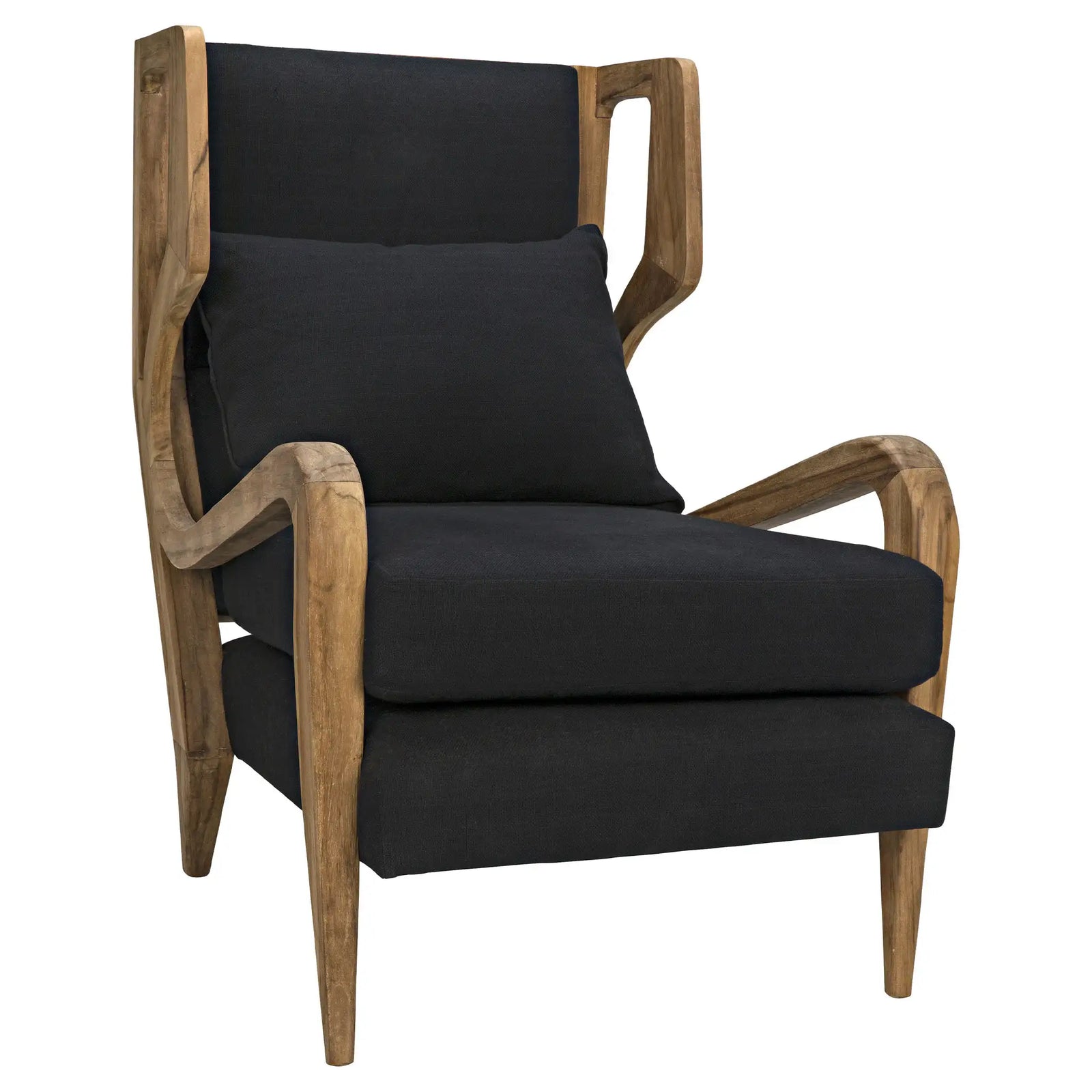 Carol Chair, Teak – Side Chairs by Noir Furniture | Sutter & Vale