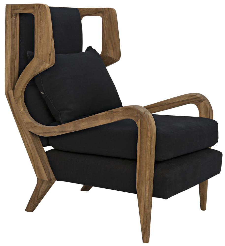 Carol Chair, Teak – Side Chairs by Noir Furniture | Sutter & Vale
