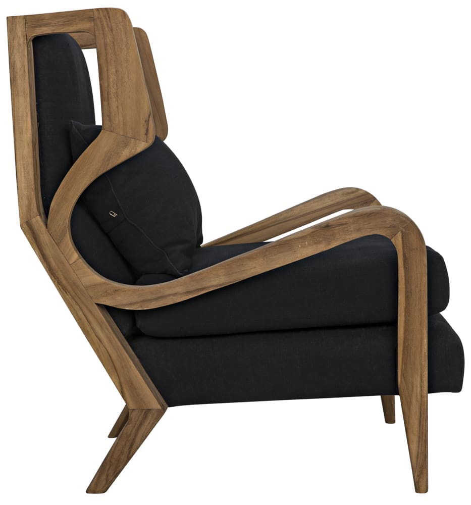 Carol Chair, Teak – Side Chairs by Noir Furniture | Sutter & Vale