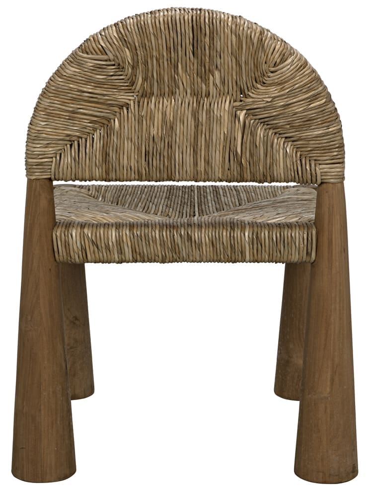 Laredo Chair, Teak in Clear Coat Flat — Noir Furniture
