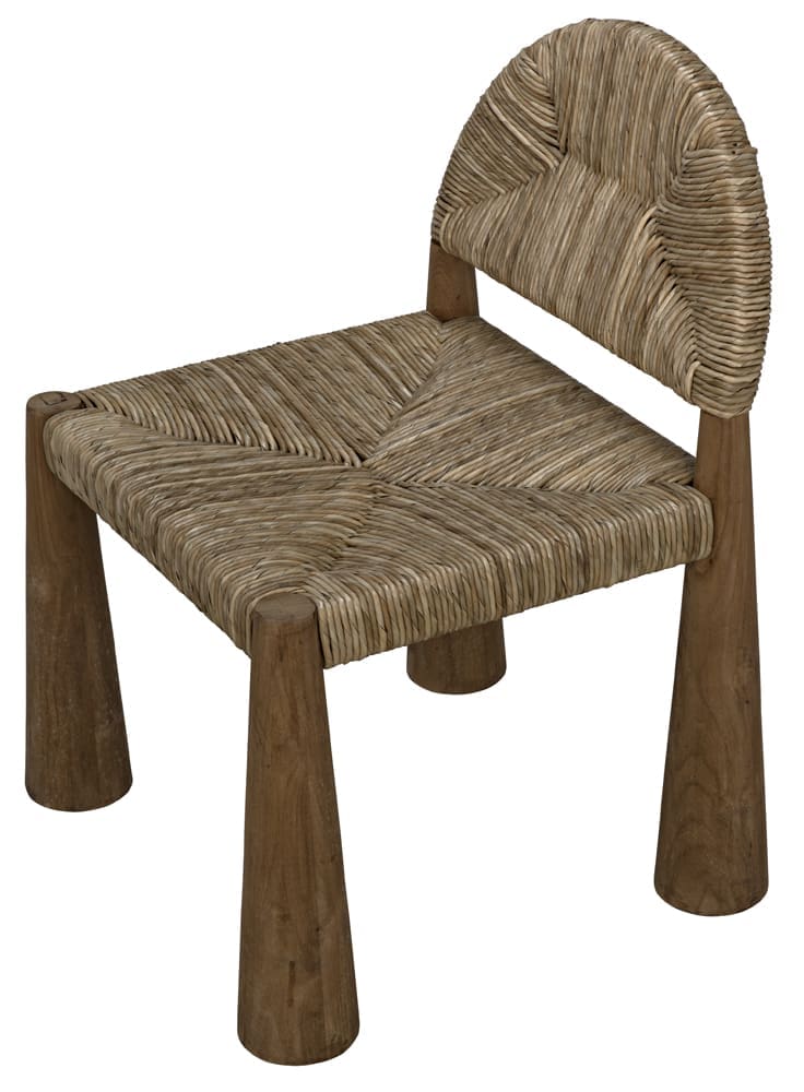 Laredo Chair, Teak in Clear Coat Flat — Noir Furniture