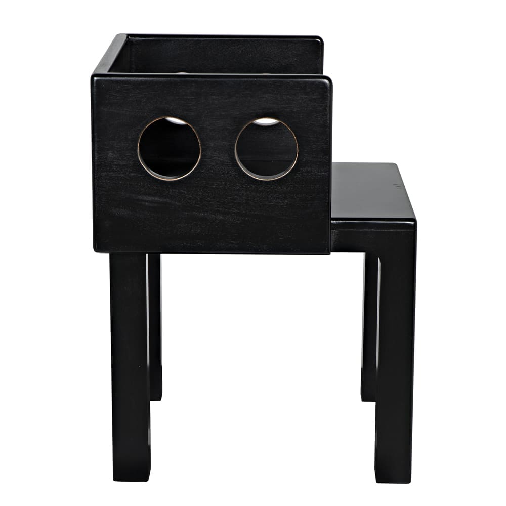 Elton Chair, HB in Hand Rubbed Black — Noir Furniture