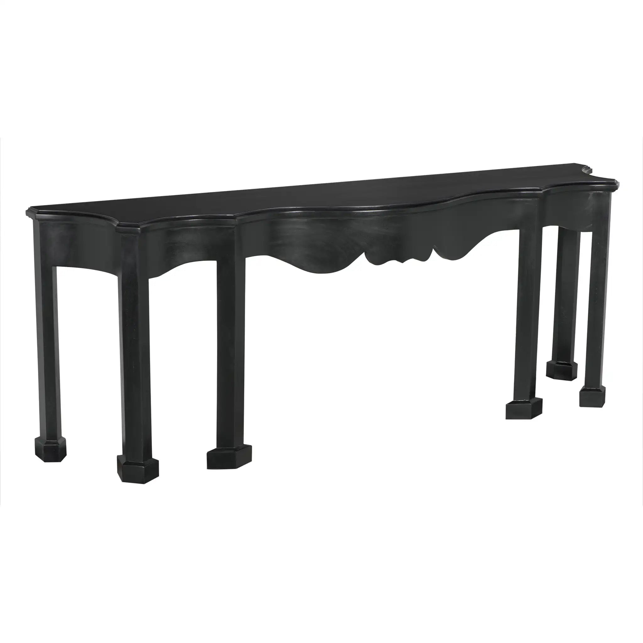 Estate Console, H. Black in Hand Rubbed Black — Noir Furniture
