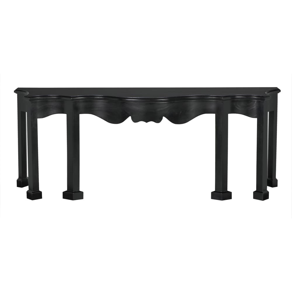 Estate Console, H. Black in Hand Rubbed Black — Noir Furniture