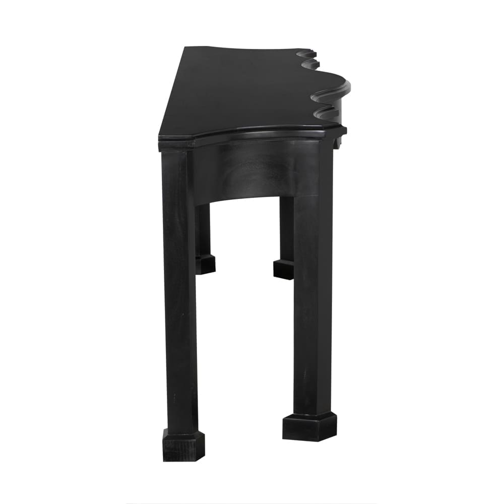 Estate Console, H. Black in Hand Rubbed Black — Noir Furniture