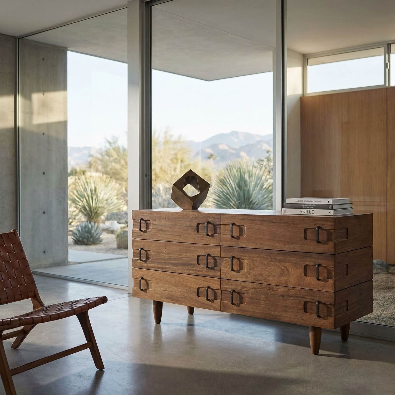David Sideboard, Dark Walnut
