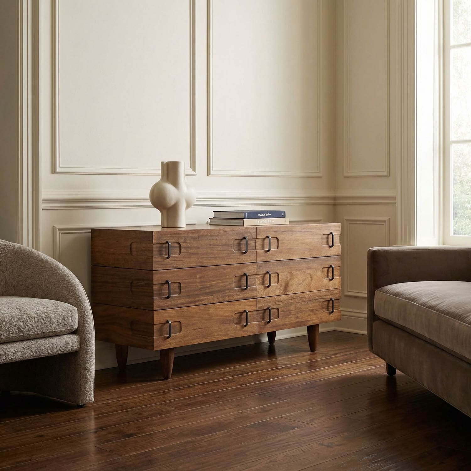 David Sideboard, Dark Walnut