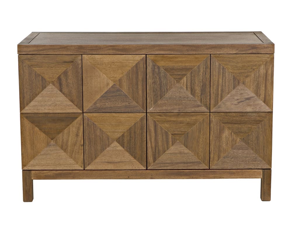 Quadrant 2 Door Sideboard, Dark Walnut – Sideboards by Noir Furniture | Sutter & Vale