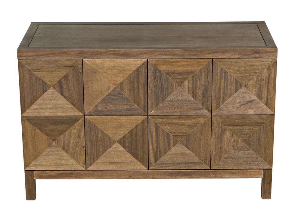 Quadrant 2 Door Sideboard, Dark Walnut – Sideboards by Noir Furniture | Sutter & Vale