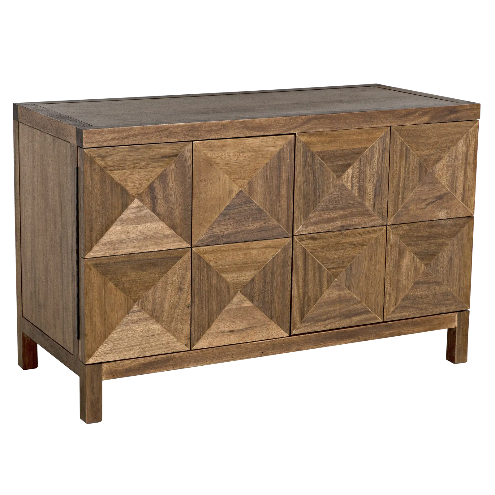 Quadrant 2 Door Sideboard, Washed Walnut – Sideboards by Noir Furniture | Sutter & Vale