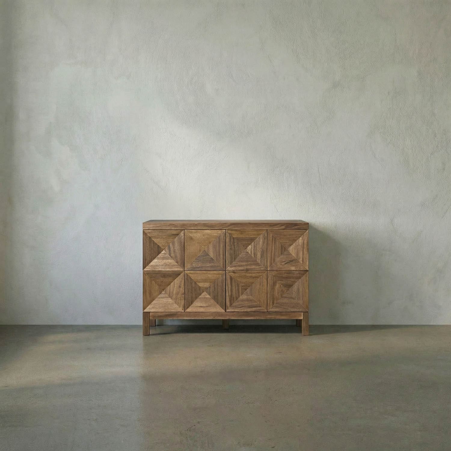 Quadrant 2 Door Sideboard, Dark Walnut