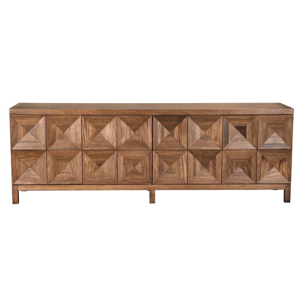 Quadrant 4 Door Sideboard, Dark Walnut