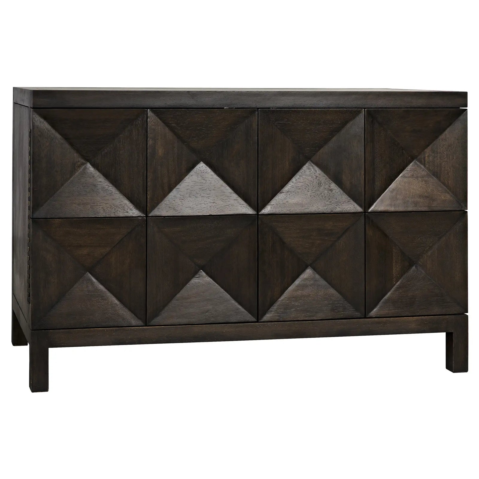 Quadrant 2 Door Sideboard, Ebony Walnut – Sideboards by Noir Furniture | Sutter & Vale