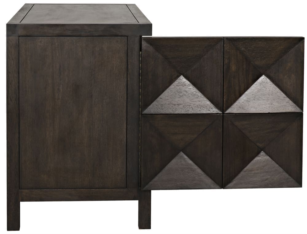 Quadrant 2 Door Sideboard, Ebony Walnut