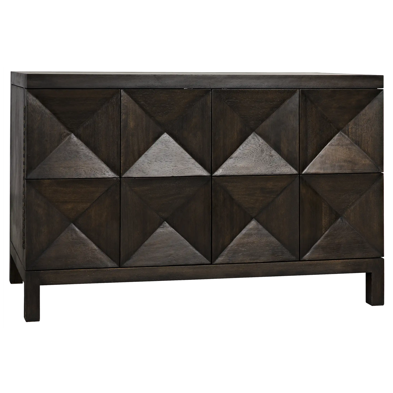 Quadrant 2 Door Sideboard, Washed Walnut – Sideboards by Noir Furniture | Sutter & Vale