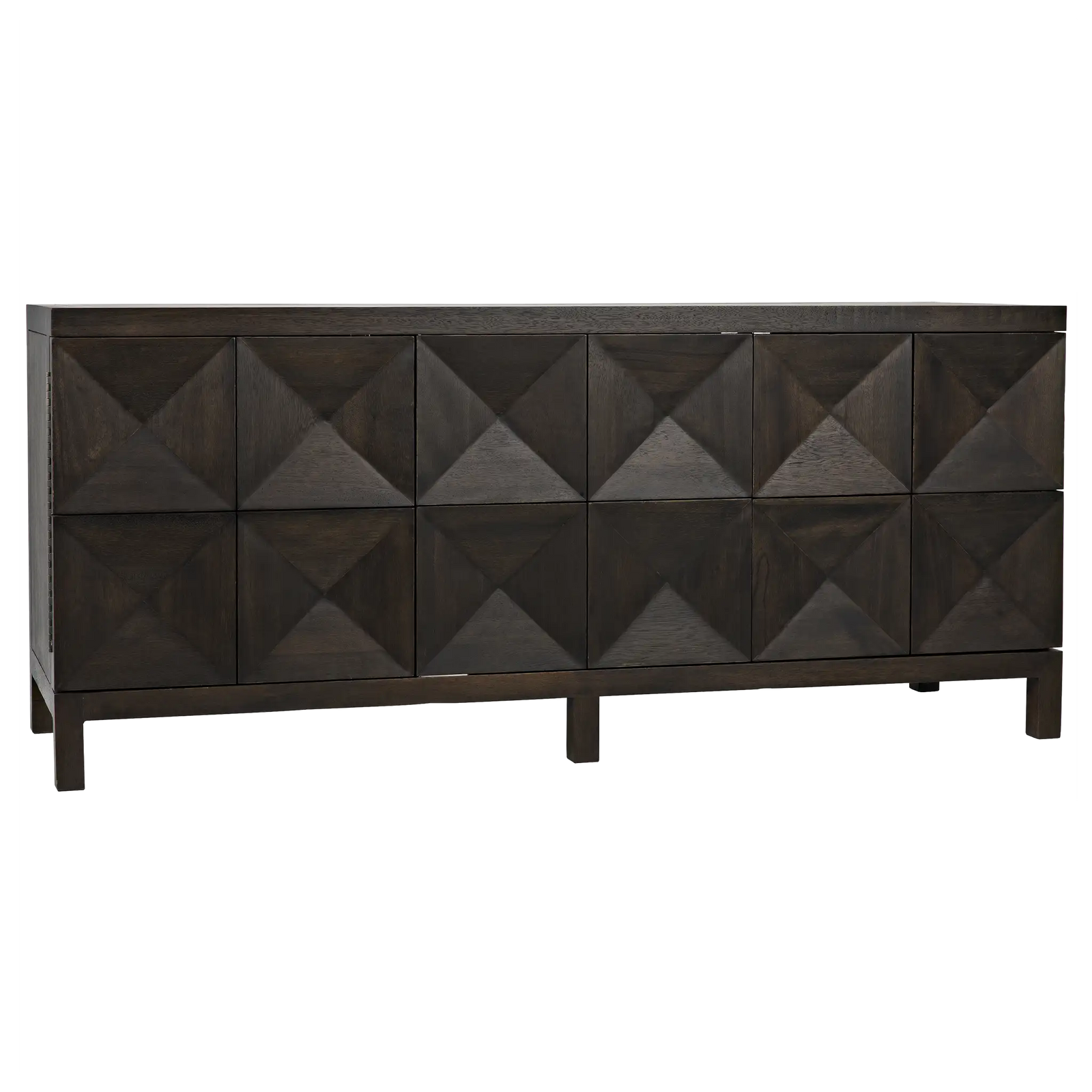 Quadrant 2 Door Sideboard, Ebony Walnut – Sideboards by Noir Furniture | Sutter & Vale