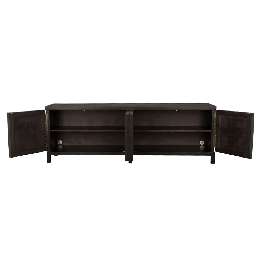 Quadrant 4 Door Sideboard, Ebony Walnut