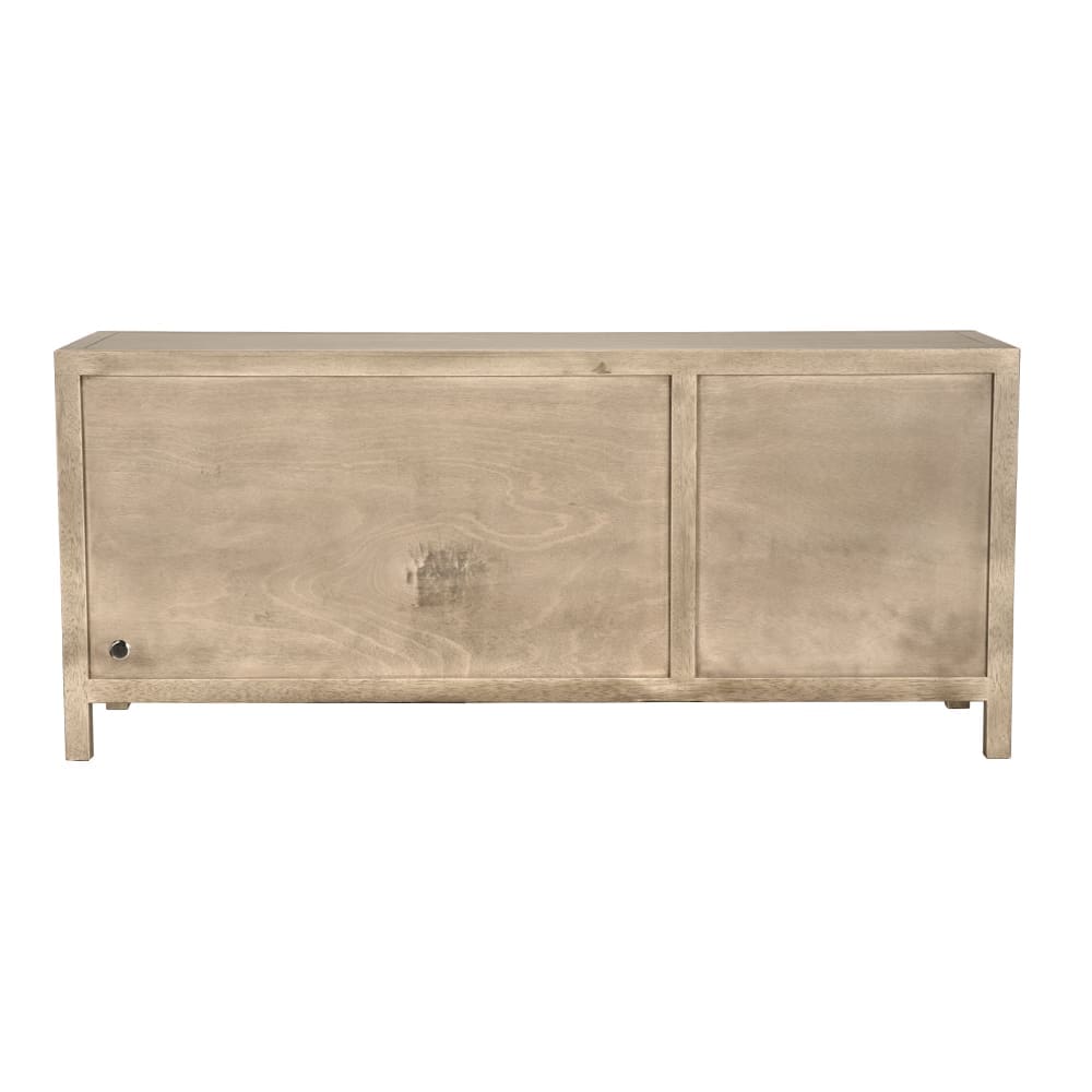 Quadrant 3 Door Sideboard, Washed Walnut
