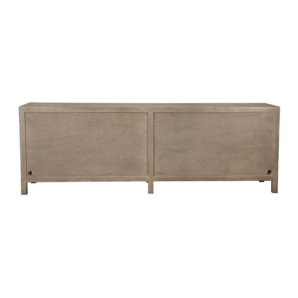Quadrant 4 Door Sideboard, Washed Walnut