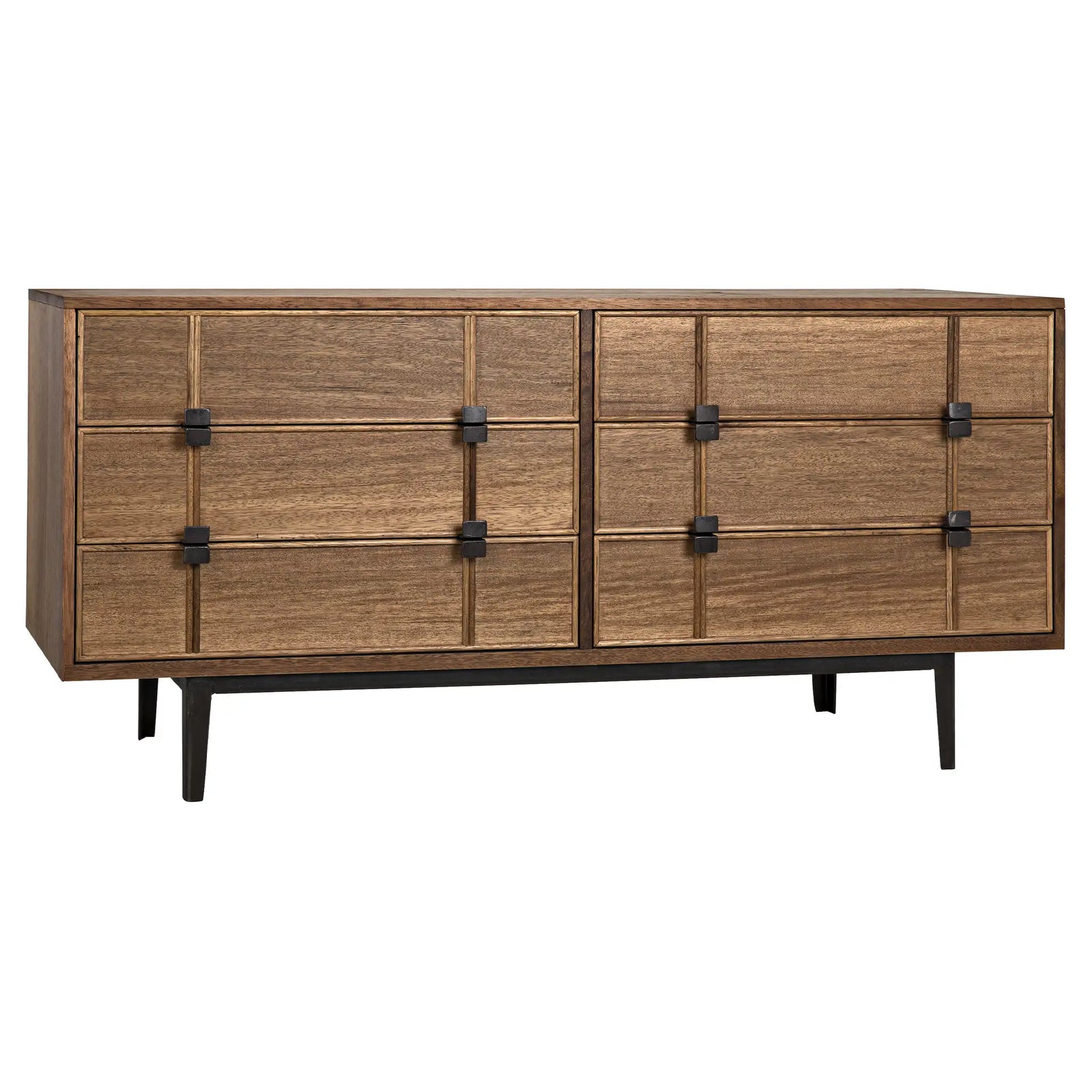 Bourgeois Sideboard, Walnut and Iron – Sideboards by Noir Furniture | Sutter & Vale