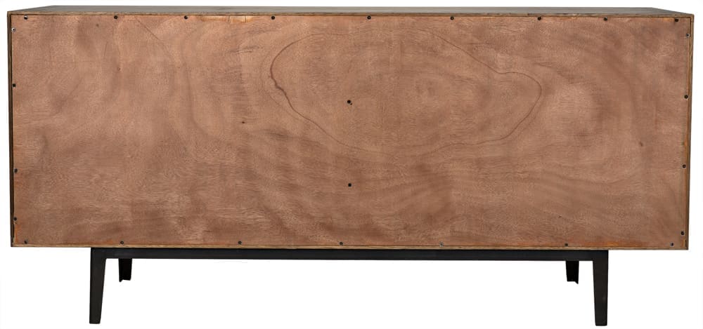 Bourgeois Sideboard, Walnut and Iron – Sideboards by Noir Furniture | Sutter & Vale