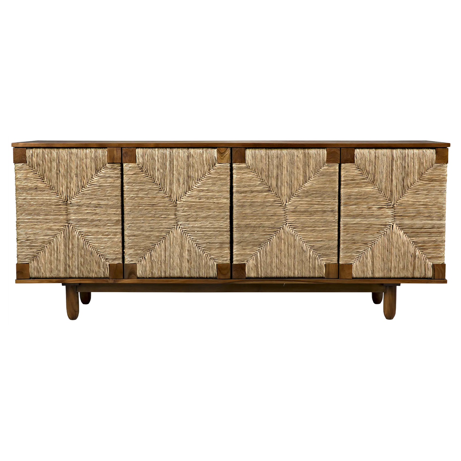 Brook 4 Door Sideboard, Pale – Sideboards by Noir Furniture | Sutter & Vale