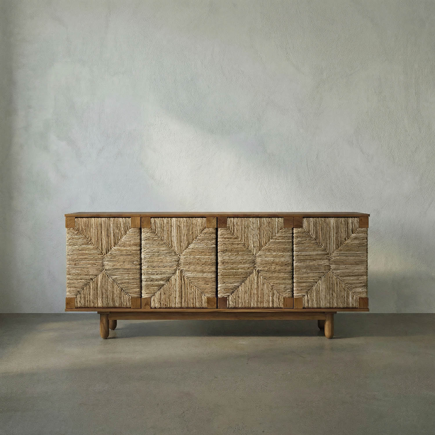 Brook 4 Door Sideboard, Teak