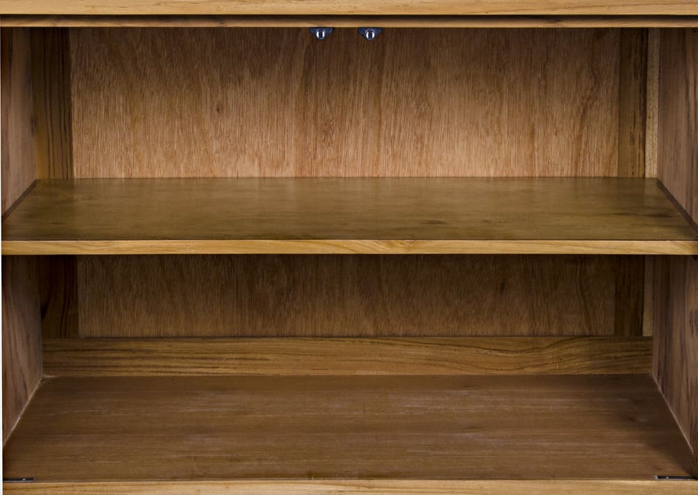 Brook 2 Door Sideboard, Teak – Sideboards by Noir Furniture | Sutter & Vale