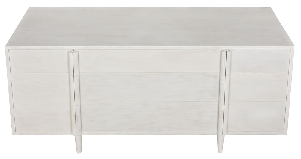 Morten 9 Drawer Dresser, White Wash in White Wash — Noir Furniture