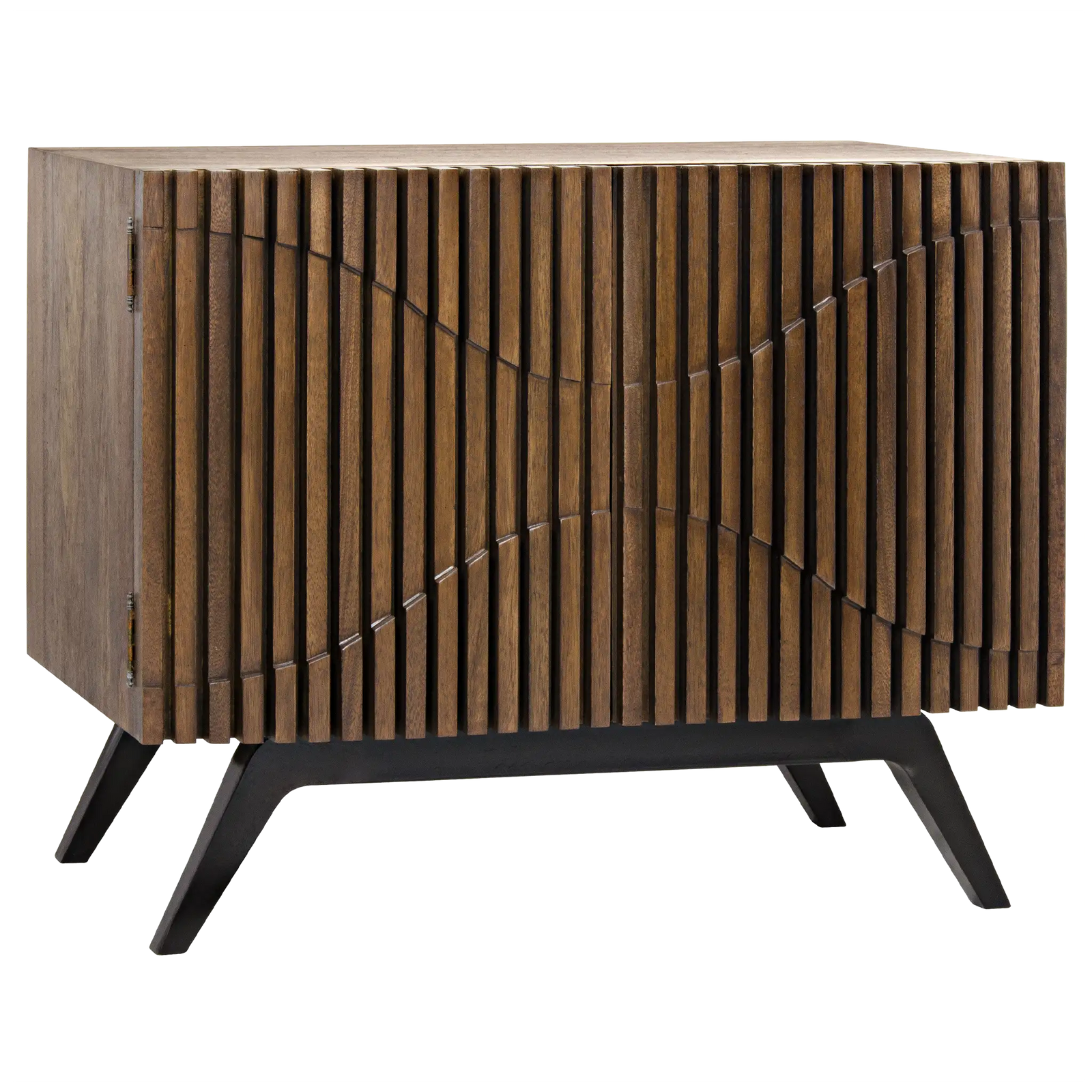 Illusion Sideboard with Iron Base, Dark Walnut – Sideboards by Noir Furniture | Sutter & Vale
