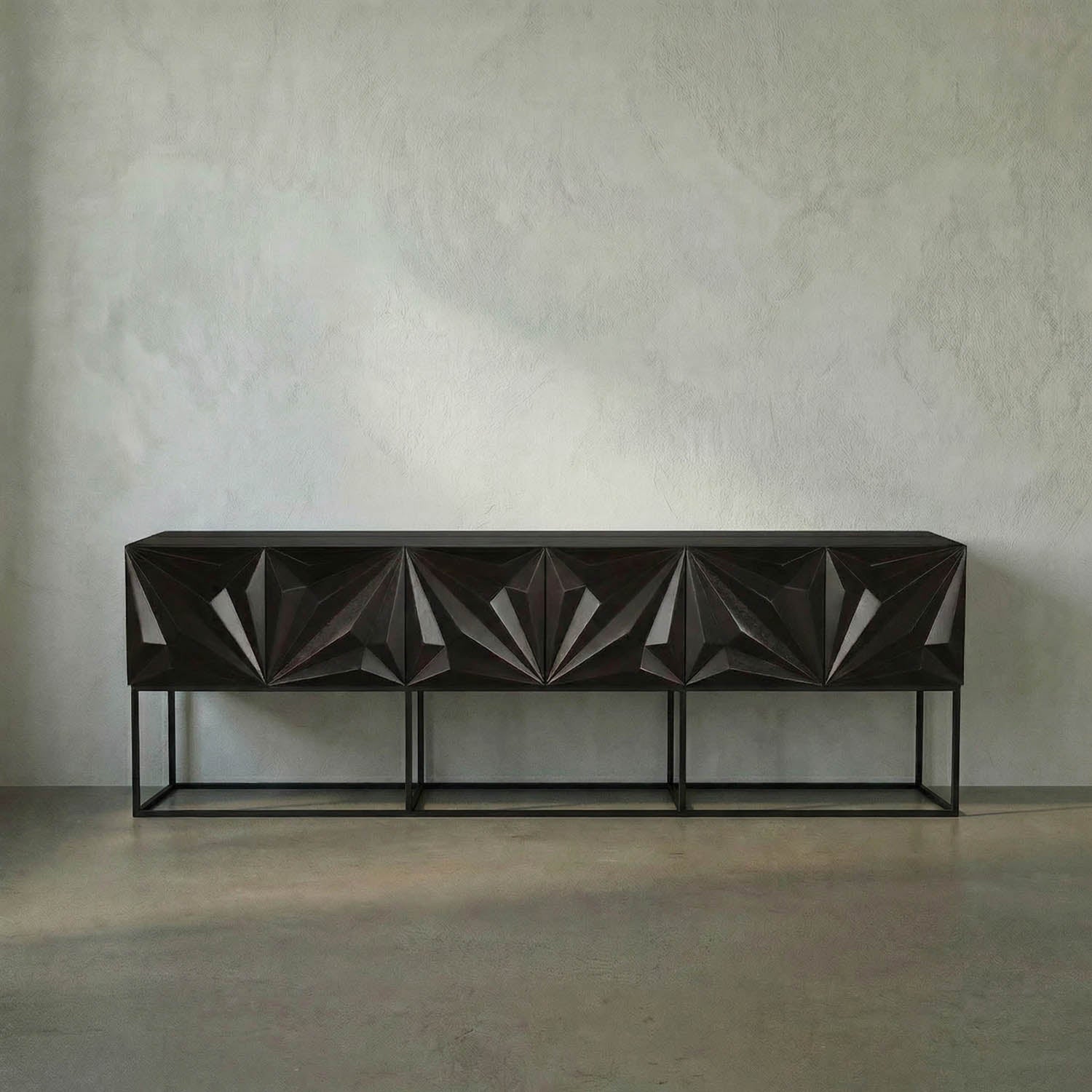 Zurich Console, Ebony, XL by Noir