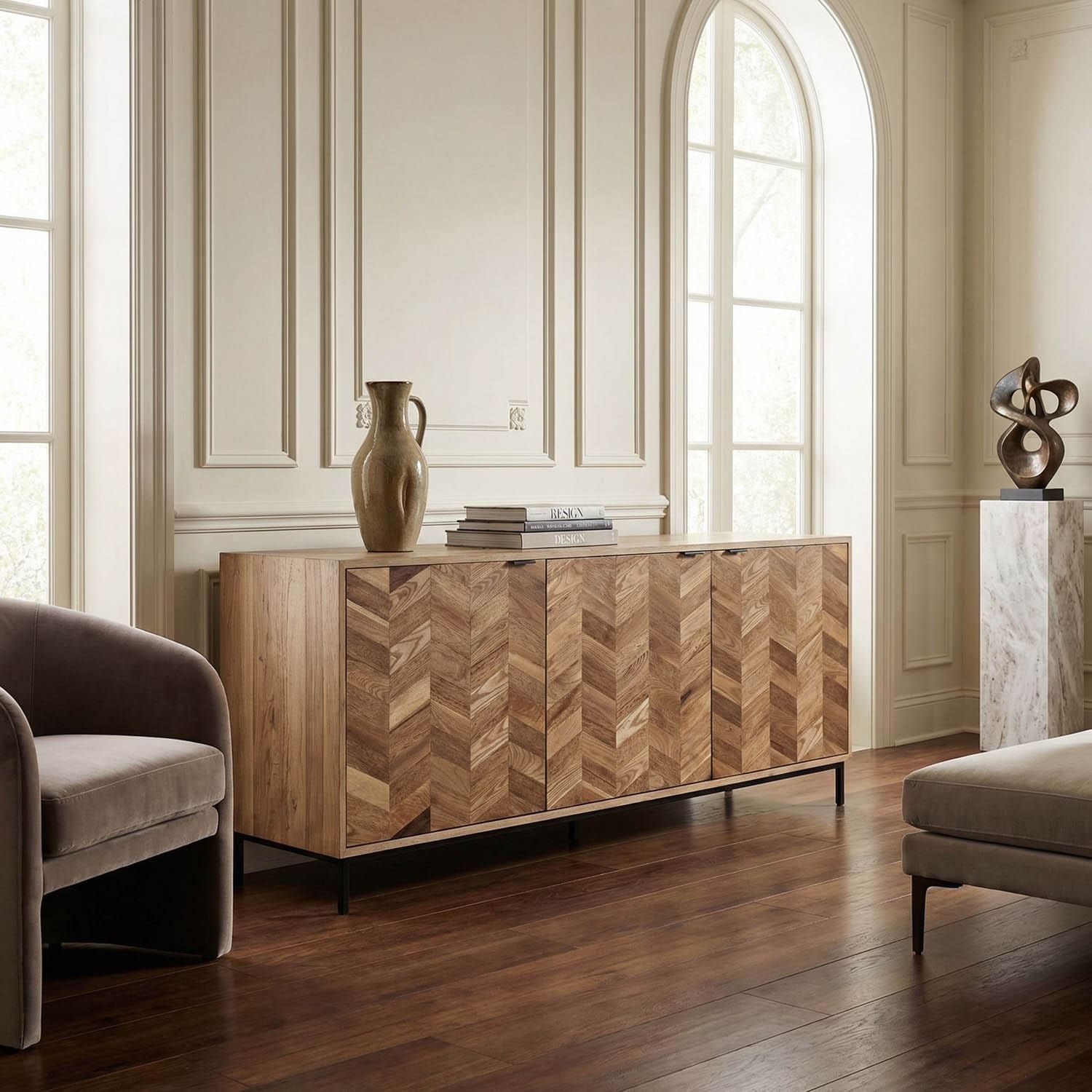 Herringbone Sideboard