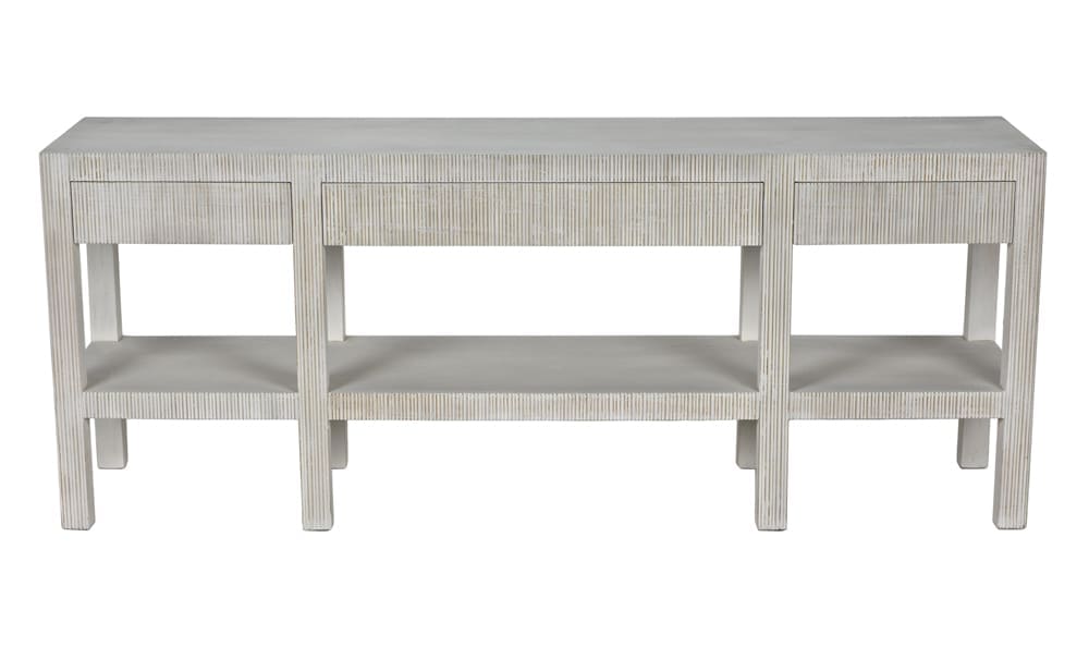 Conrad Console, White Wash in White Wash — Noir Furniture