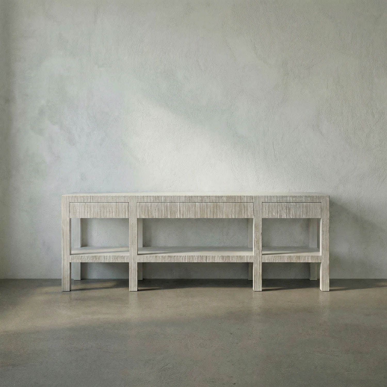 Conrad Console, White Wash